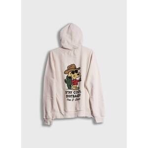 NEW IRON & RESIN men's stay cool hoodie in natural